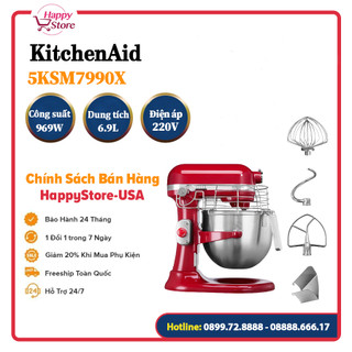 Máy trộn bột chuyên nghiệp kitchenaid 5ksm7990x - 220v