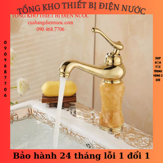 Vòi chậu rửa mặt nóng lạnh cao cấp SNL21 tặng đôi dây cấp inox