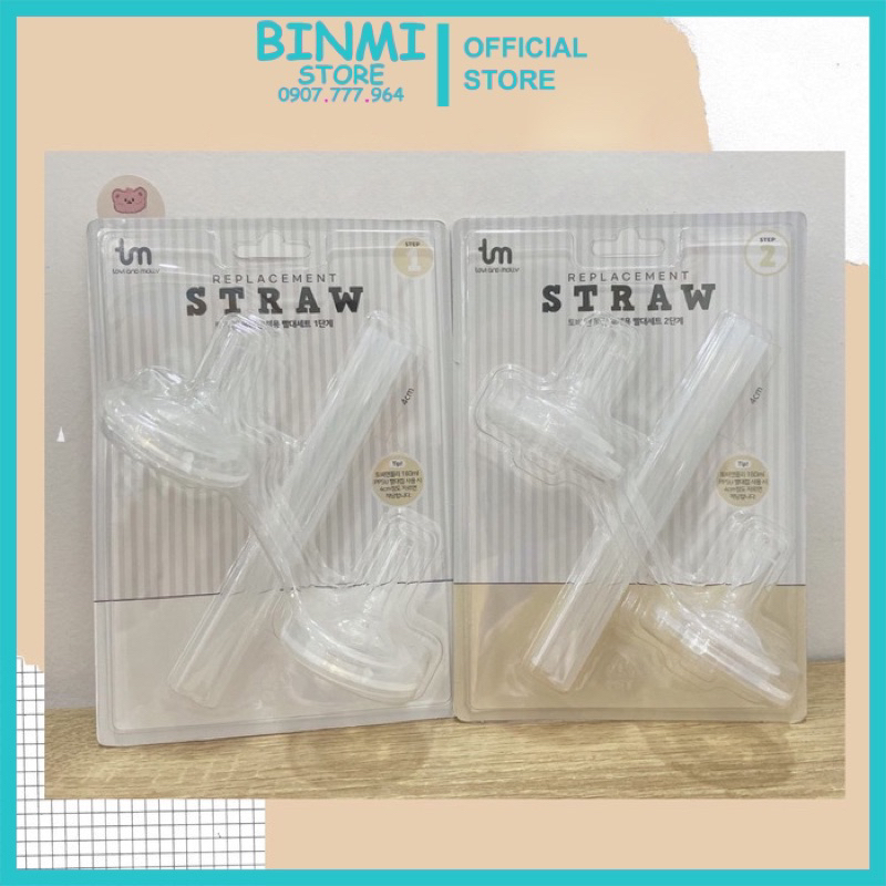 Ống hút thẳng tập hút cho bé Hàn Quốc chính hãng