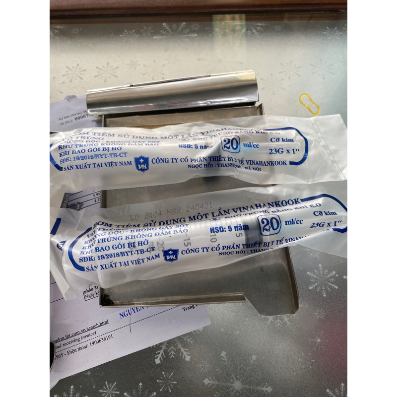 Bơm tiêm 20 ml /cc