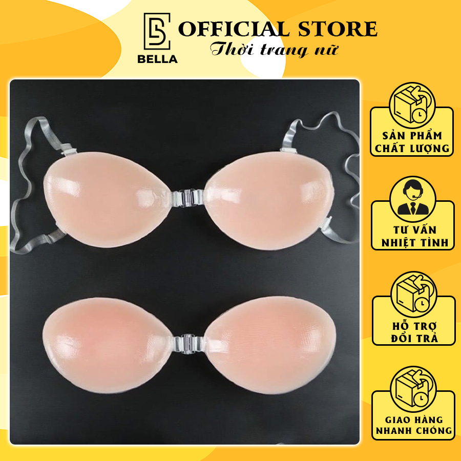 Miếng dán ngực Bella.boutique0202 - Miếng dán ngực silicon nâng ngực , áo ngực dán cài trước tạo khe quyến rủ