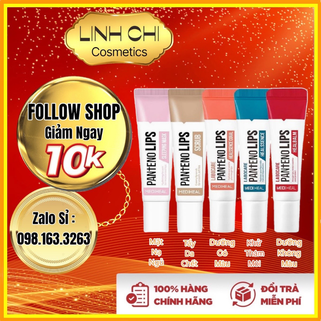 Son Dưỡng Ngừa Thâm Môi Mediheal Labocare Pantenolips 10ml
