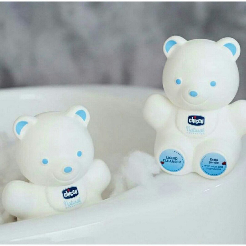 Sữa tắm gội Chicco Natural Sensation gấu Teddy Chicco 300ml/ 500ml