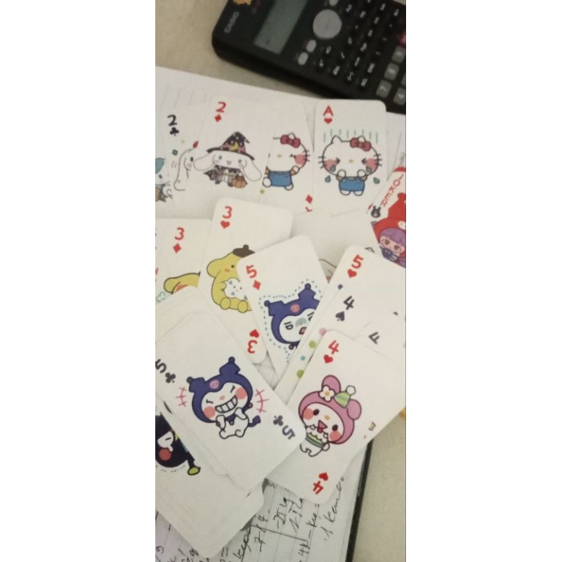 Bộ Bài Tây SANRIO 54 lá siêu đẹp và dễ thương.