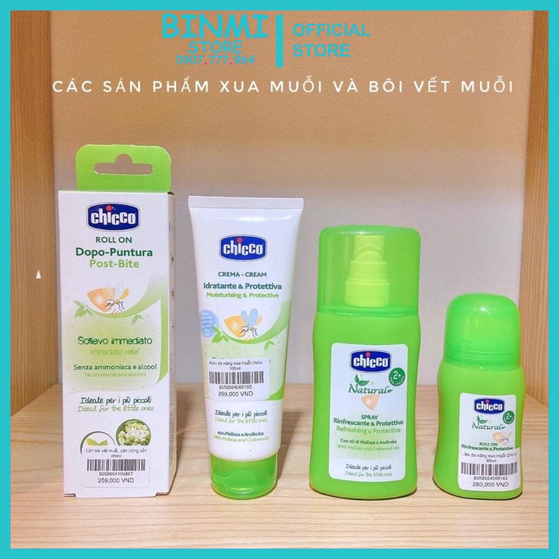 Lăn bôi vết muỗi đốt và côn trùng cắn Chicco