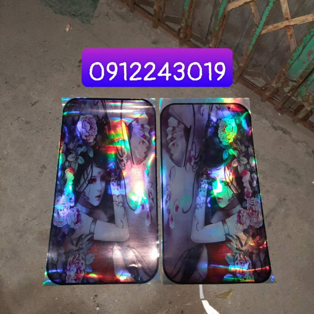 TRANH DECAL CÔ GÁI BẢY MÀU LẤP LÁNH - THƯỜNG DÁN TRANG TRÍ XE TẢI, XE Ô TÔ ( SL: 1 TEM)