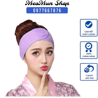 BĂNG ĐÔ VẢI GIỮ GỌN TÓC KHI RỬA MẶT, TRANG ĐIỂM