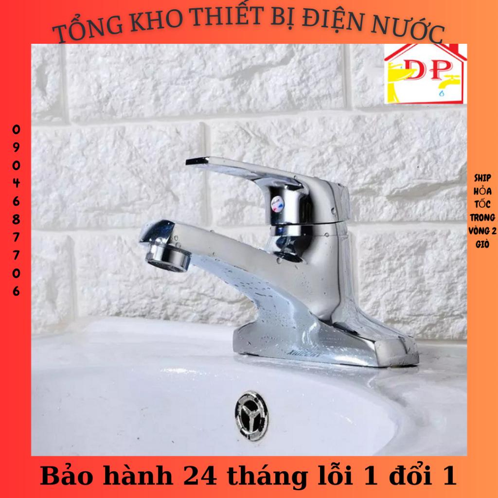 Sen Chậu Nóng Lạnh SNL 07 tặng đôi dây cấp inox