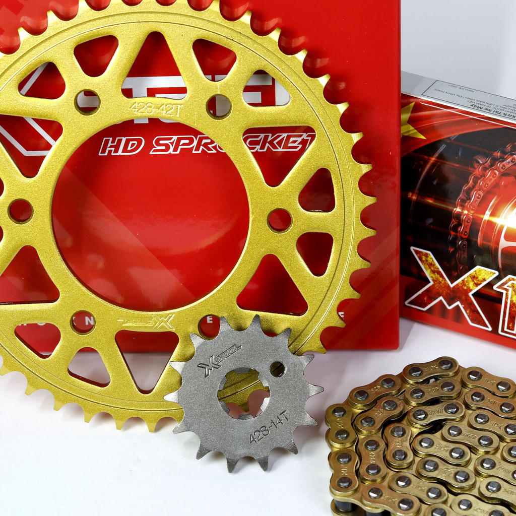 Combo Nhông Sên Đĩa lắp Exciter / Winner / Dream, Wave / Raider / Sonic Chính hãng X1R