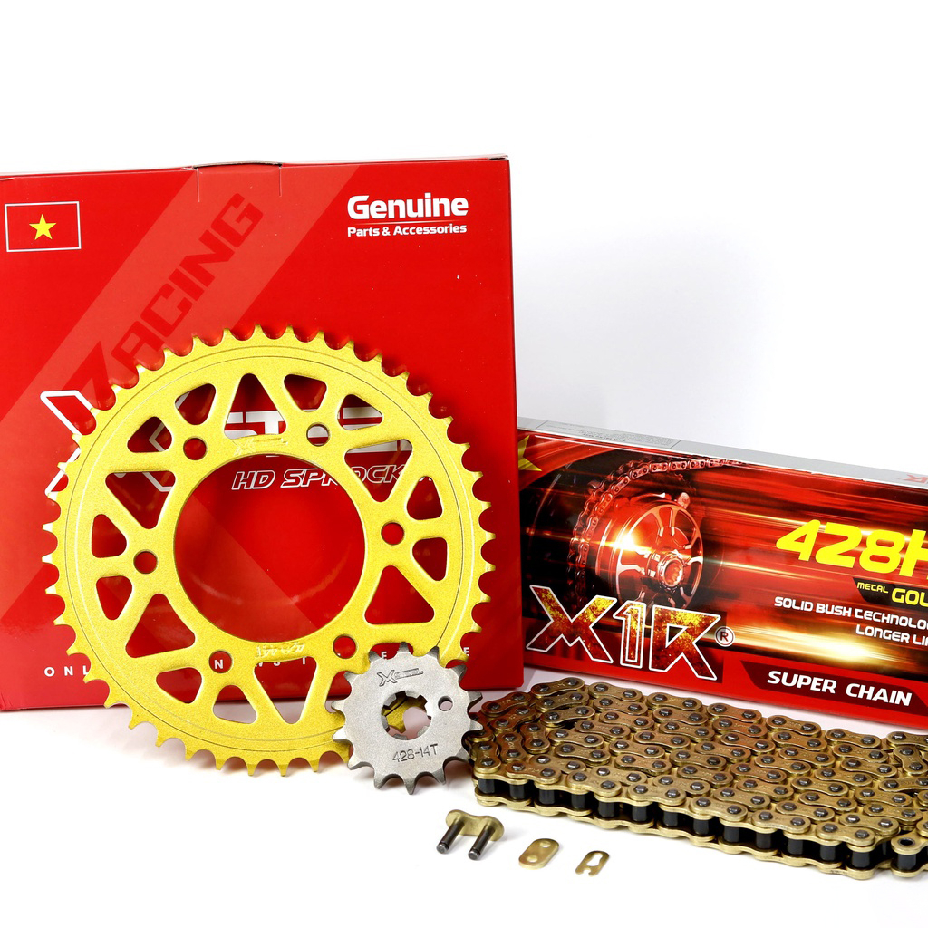 Combo Nhông Sên Đĩa lắp Exciter / Winner / Dream, Wave / Raider / Sonic Chính hãng X1R