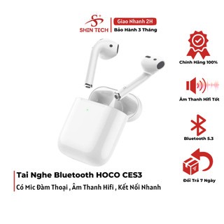 Tai nghe bluetooth Hoco CES3 dung lượng pin 400mAh, định vị, đổi tên, thao tác chạm cảm ứng, pop up-SHINTECH