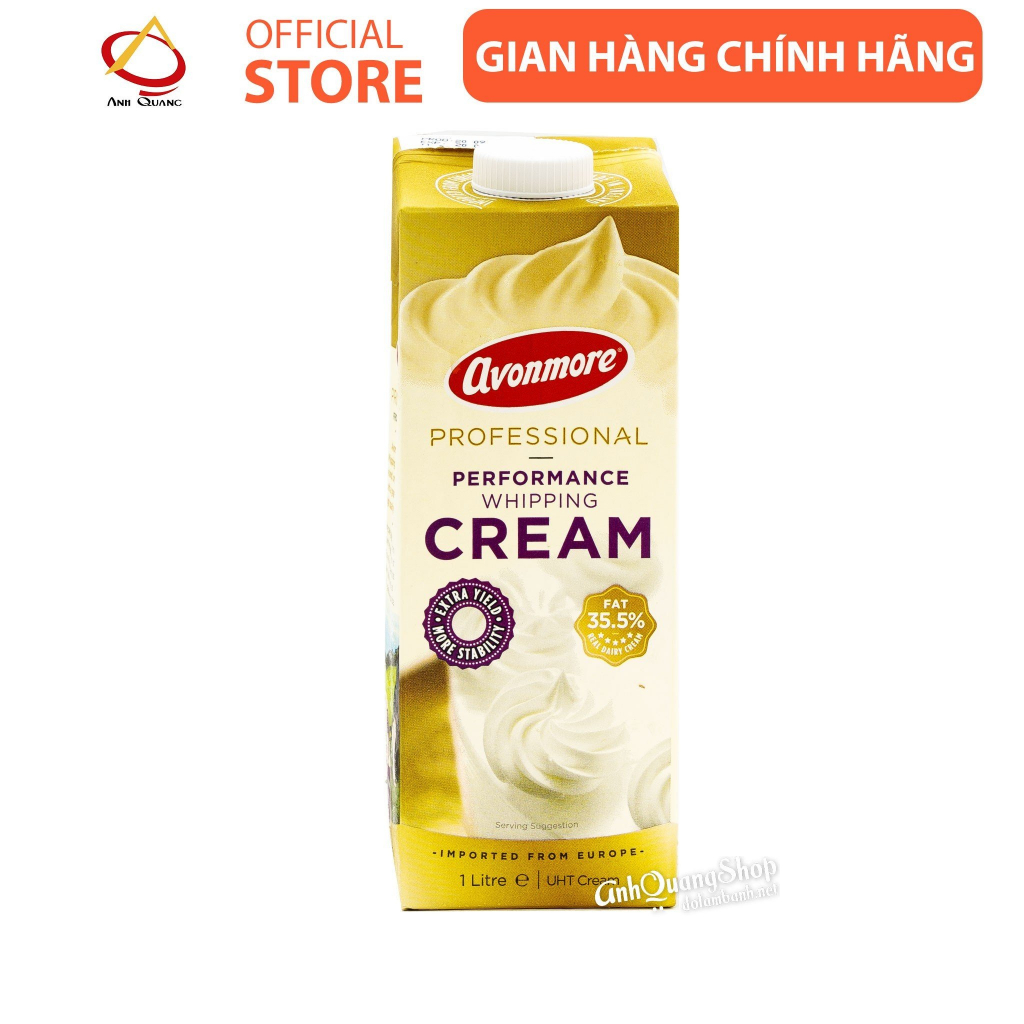 Kem Whipping Cream Avonmore 1L New Formula