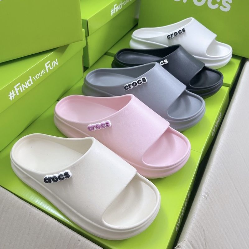 Dép đúc crocs unisex xinh, nhẹ, êm, bền , form ôm chân đẹp, đi nắng mưa, dép mang hàng ngày, đi trong nhà