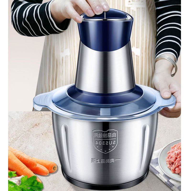 Máy xay đa năng NLSHOP 2L inox 4 lưỡi dao thép không gỉ, máy xay đa năng xay từ A-Z