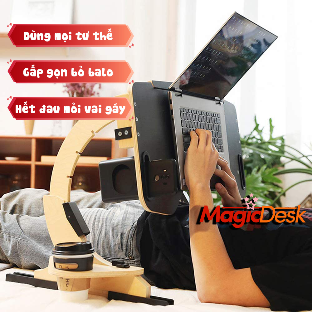 Bàn laptop đa năng gấp gọn Magic Desk
