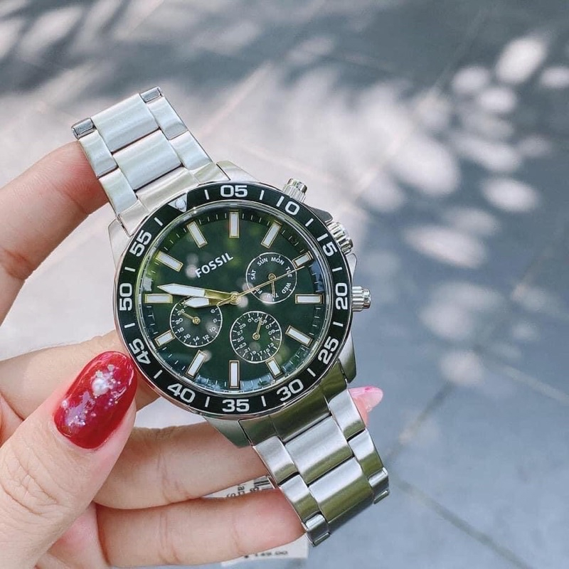 Đồng hồ nam fossil Pin BQ2491 BQ2492 BQ2493 dây thép , size 44mm