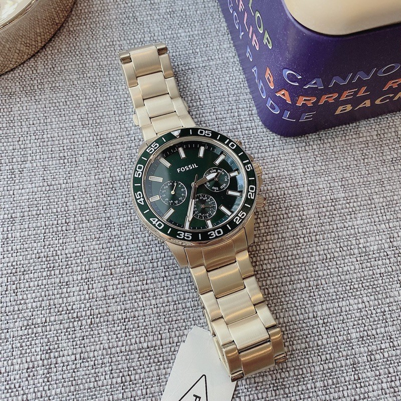 Đồng hồ nam fossil Pin BQ2491 BQ2492 BQ2493 dây thép , size 44mm