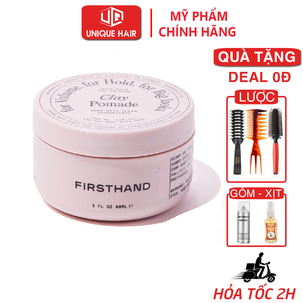 Sáp Vuốt Tóc Firsthand Supply Clay Pomade 88ml - New 2023 - Chính Hãng + Quà Tặng