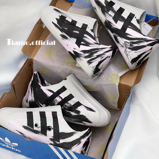 Giày Thể Thao Sneaker Xục Adi_das AdiFom Core Superstar Loang Trắng Đen Cho Nam Nữ