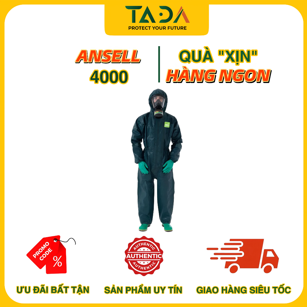 QUẦN ÁO CHỐNG HÓA CHẤT ALPHATEC 4000