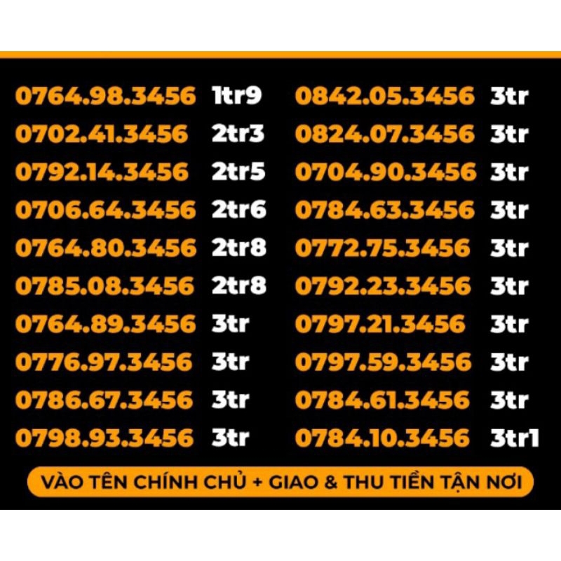 Xả Kho Sim Số Đẹp Phong Thủy Chiêu Tài Lộc giá rẻ khuyến mãi data tốc độ cao dùng cả năm miễn phí