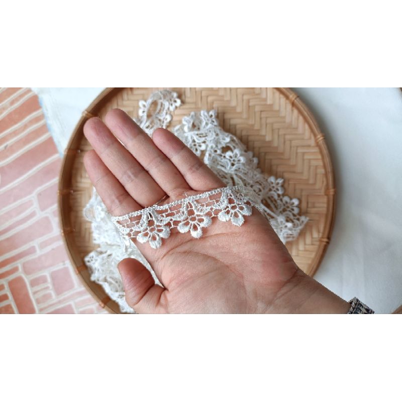 Ren chỉ bóng hình hoa bản 2.5cm