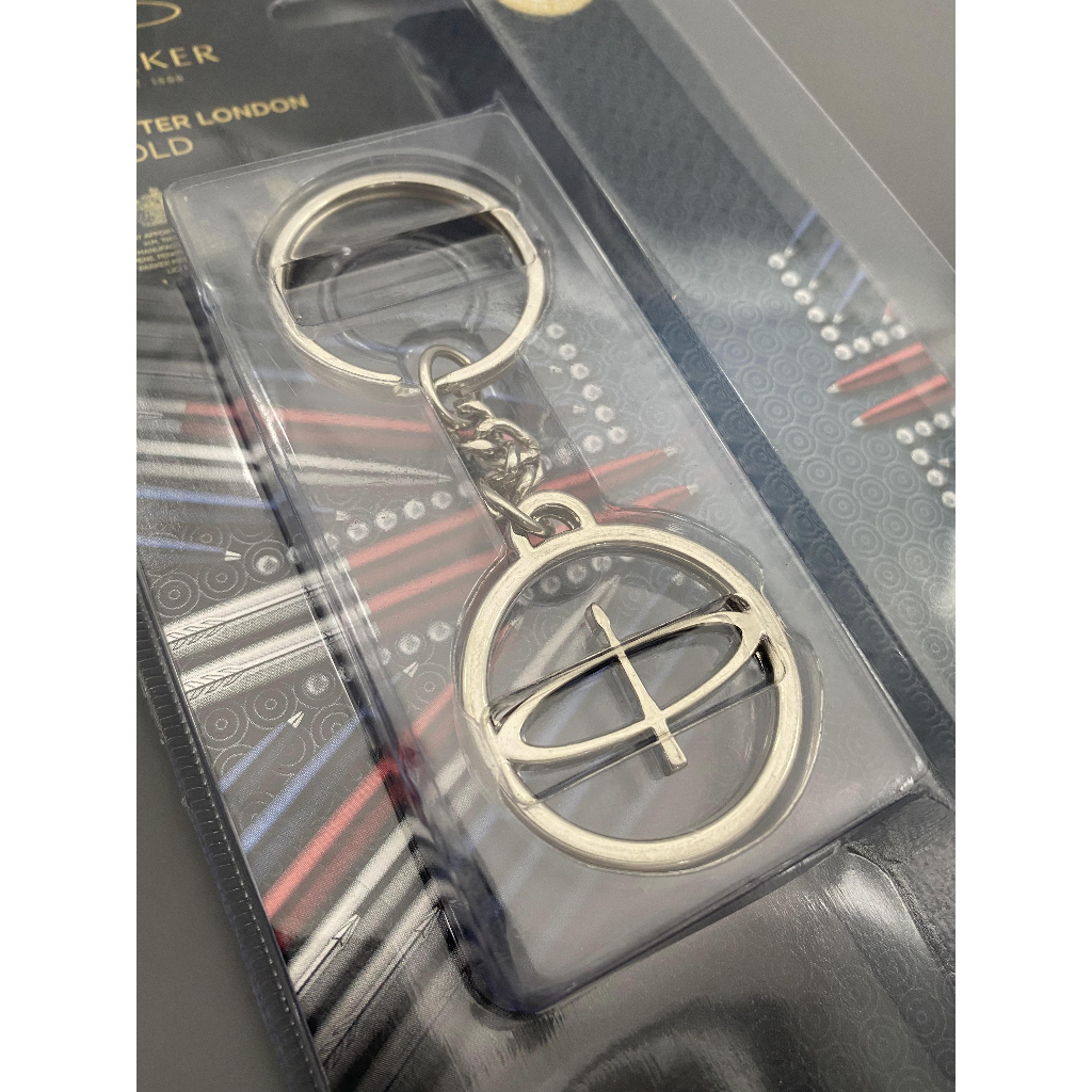 Set bút bi bấm Parker Jotter London và móc khoá - 119.3.PK.JLBPWGT.BL