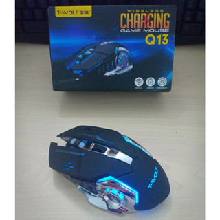 Mouse không dây t-wolf q13 có pin sạc- chính hãng bh 12 tháng