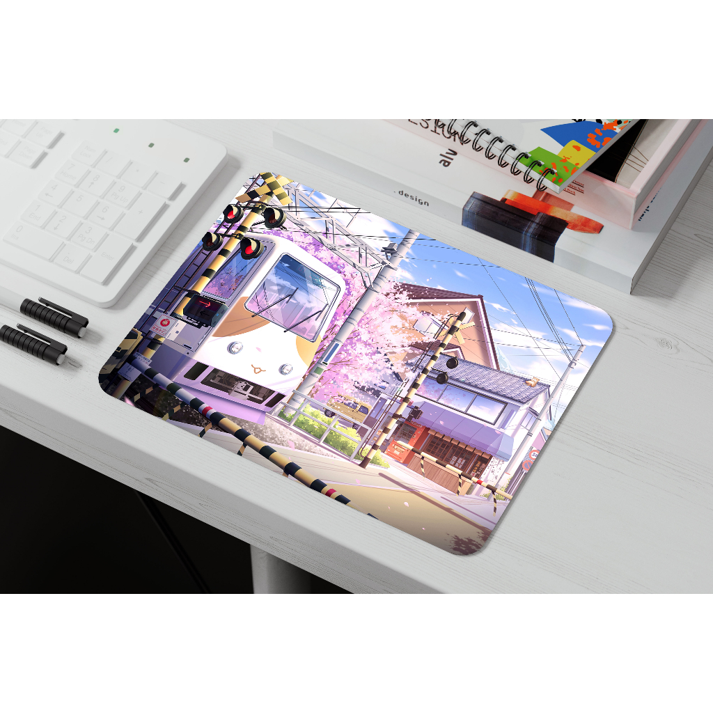 Miếng Lót Chuột, Bàn Di Chuột, Mouse Pad văn phòng size 20x24, 25x30, 30x40 mẫu Phong cảnh Nhật