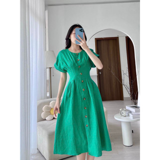 Meet - Đầm Linen Cao Cấp Chiết Li Eo