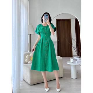 Meet - Đầm Linen Cao Cấp Chiết Li Eo