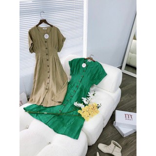 Meet - Đầm Linen Cao Cấp Chiết Li Eo