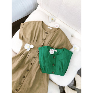 Meet - Đầm Linen Cao Cấp Chiết Li Eo