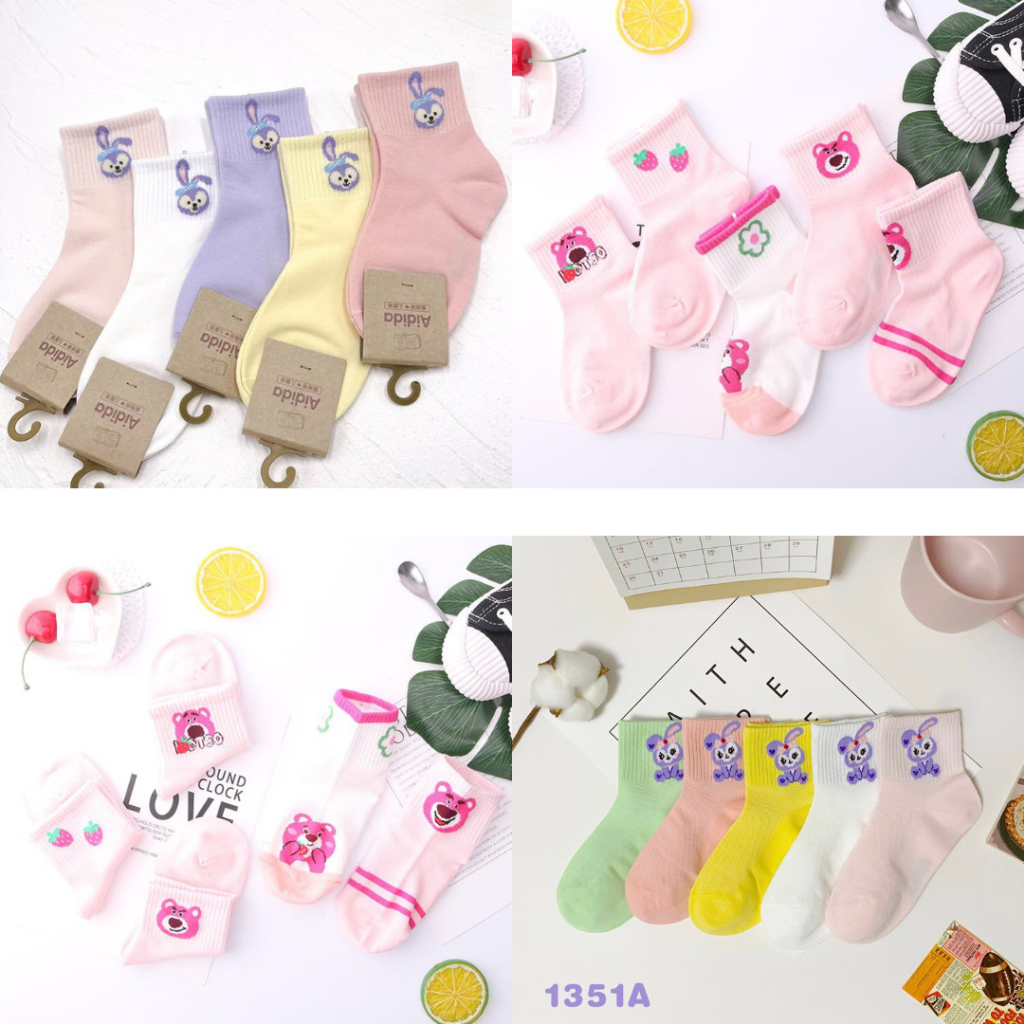 TẤT THỎ TÍM.GẤU HỒNG PK194 - MALWEE OFFICIALSTORE