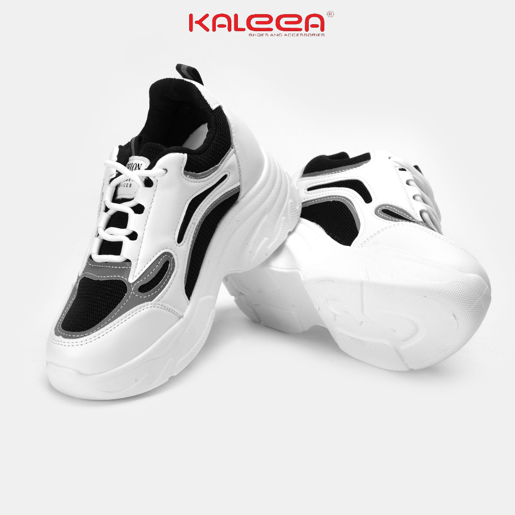 Kaleea - Giày Thể Thao Nữ Độn Đế Cao 6p Sneaker Tôn Dáng Đi Nhẹ, Êm, Mềm - T60 [LẤY TĂNG SIZE]