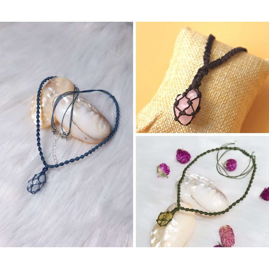 Dây Chuyền Handmade Thắt Dạng Lưới Cực Xinh