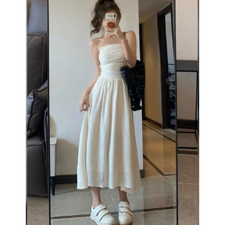 Váy 2 dây đũi sóng 2 lớp xếp ly ngực bo chun lưng Dorita Boutique