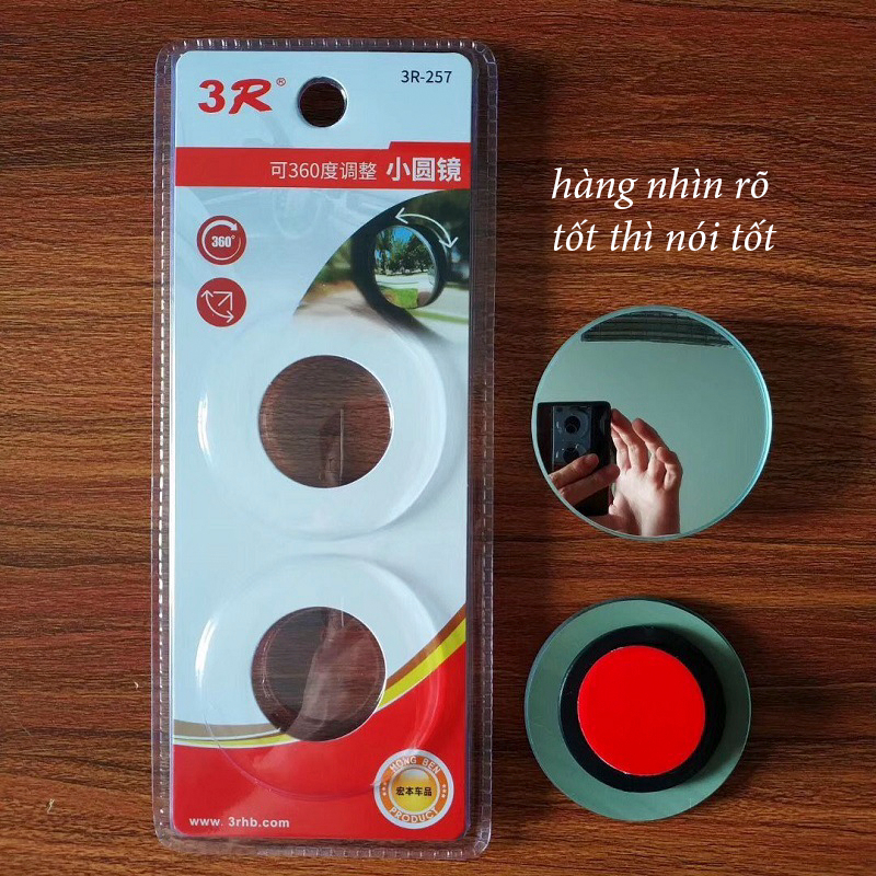Bộ 2 Gương không viền xóa điểm mù xe hơi - Hàng tốt nhìn rõ thì nói tốt