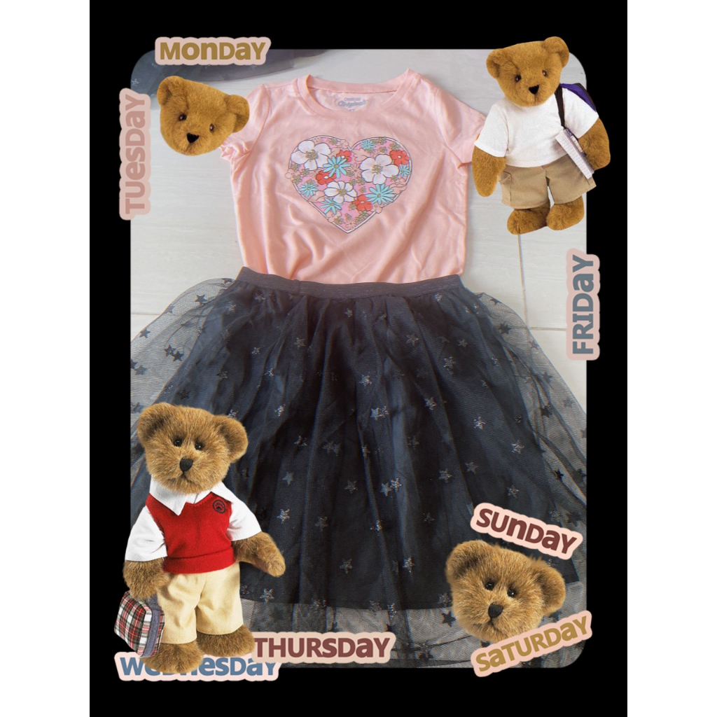 -CHÂN VÁY KIM SA LƯNG THUN CAT&JACK