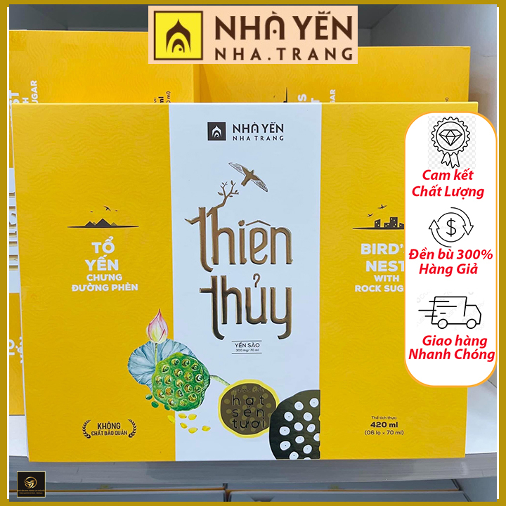 Nước yến chưng đường phèn Thiên Thủy vị hạt sen - Nhà Yến Nha Trang-CN-THỦ ĐỨC.