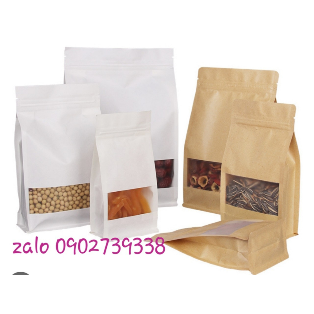 500GR TÚI ZIP 8 CẠNH CAO CẤP