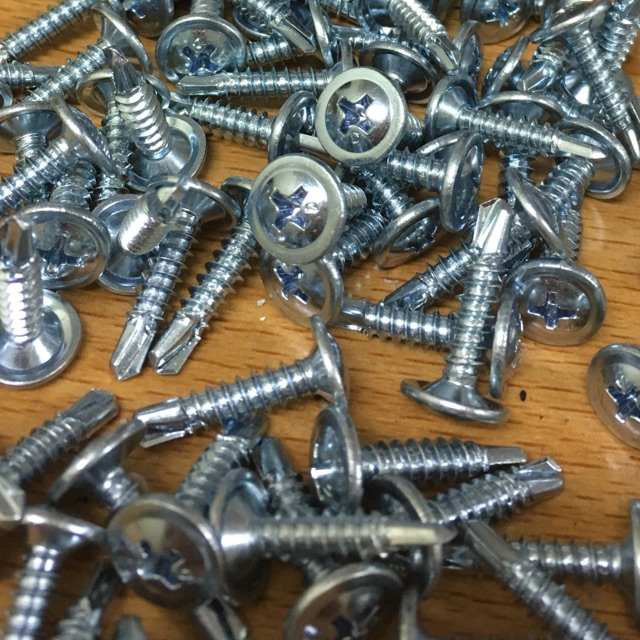 Vít dù bắn sắt đủ cỡ size vít tự khoan siêu sắc bắt alu, tôn sắt, tấm sắt / 1kg