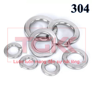 Long đen vênh inox 304