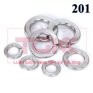 Long đen vênh inox 201