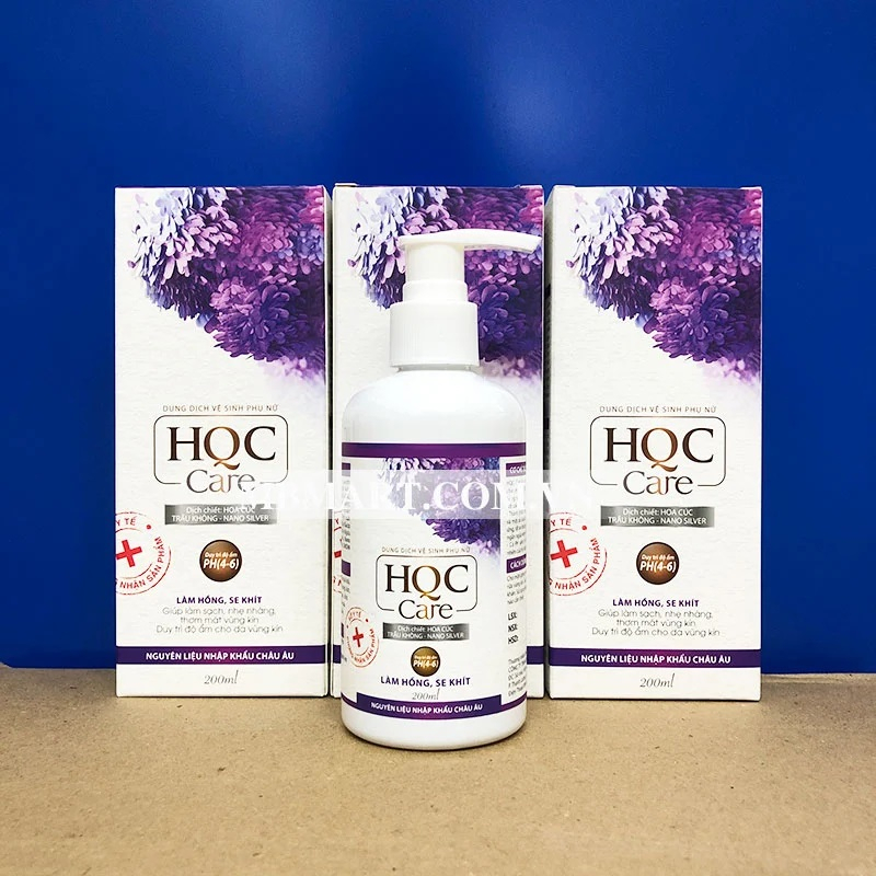 Dung dịch vệ sinh phụ nữ HQC Care 200ml