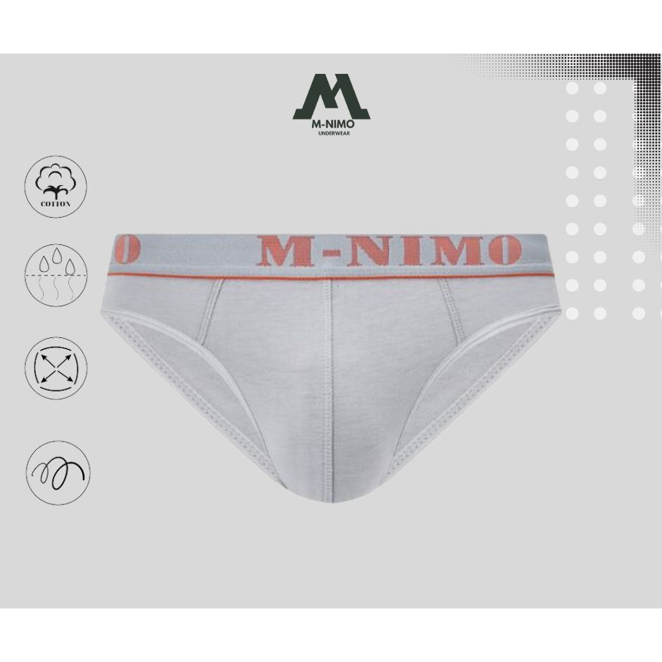 Quần lót nam M-Nimo dáng Brief mã M-777 chất liệu cotton thiên nhiên cao cấp