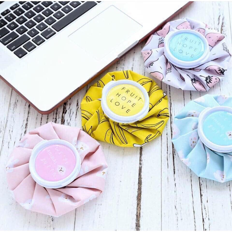 Túi chườm nóng lạnh hoa văn - Giảm đau, giảm sưng hiệu quả, giao màu ngẫu nhiên, hàng loại 1 cao cấp