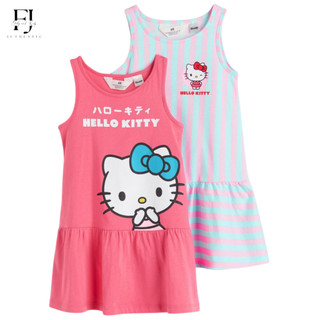 Váy sát nách bé gái chính hãng HM, váy sát nách kitty cho bé 2-6 tuổi Auth