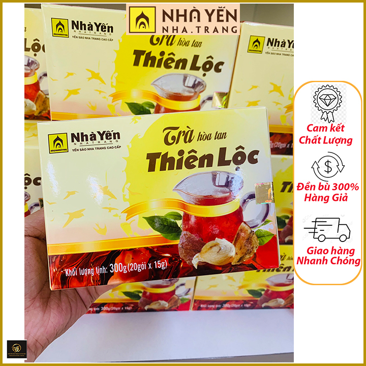 Trà yến Thiên Lộc hòa tan hộp 20 gói nhà yến Nha Trang-CN-THỦ ĐỨC.