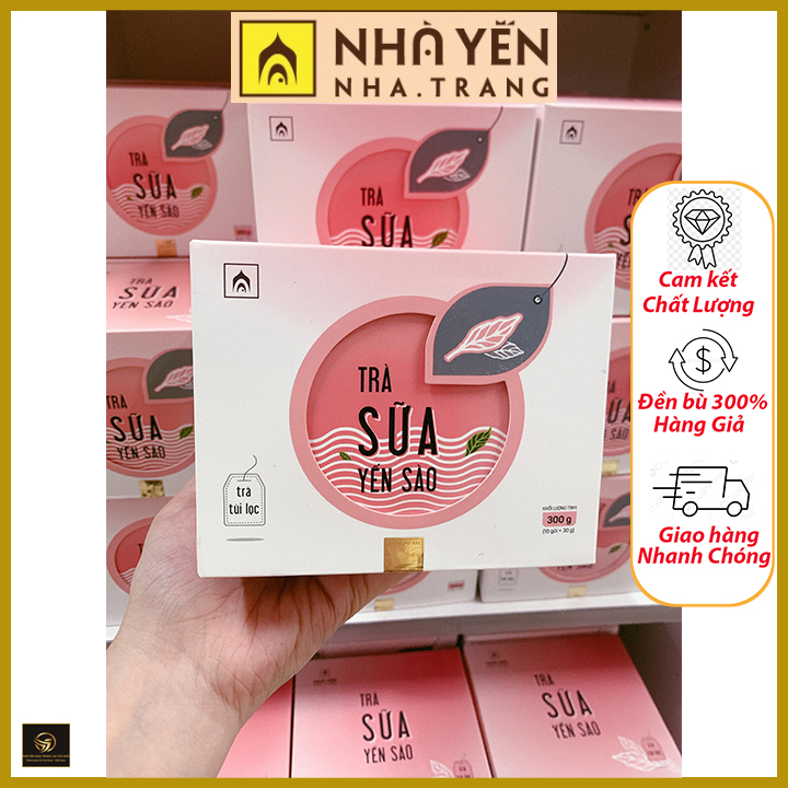 Trà Sữa Yến Sào - Hộp 10 gói 30gr - Nhà Yến Nha Trang-CN-THỦ ĐỨC.